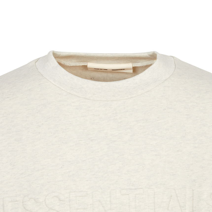 피어오브갓(FEAR OF GOD) 에센셜 남성 기모 맨투맨 192HO256552F OATMEAL HEATHER