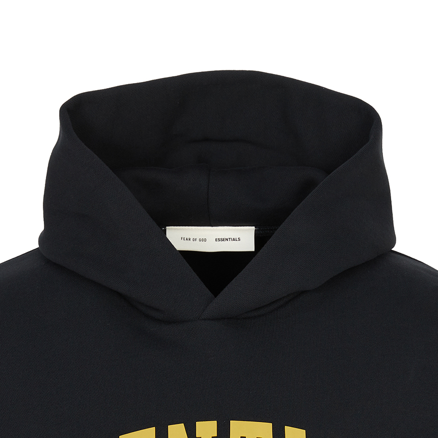 피어오브갓(FEAR OF GOD) 에센셜 남성 기모 후드티 192HO256861F VINTAGE BLACK