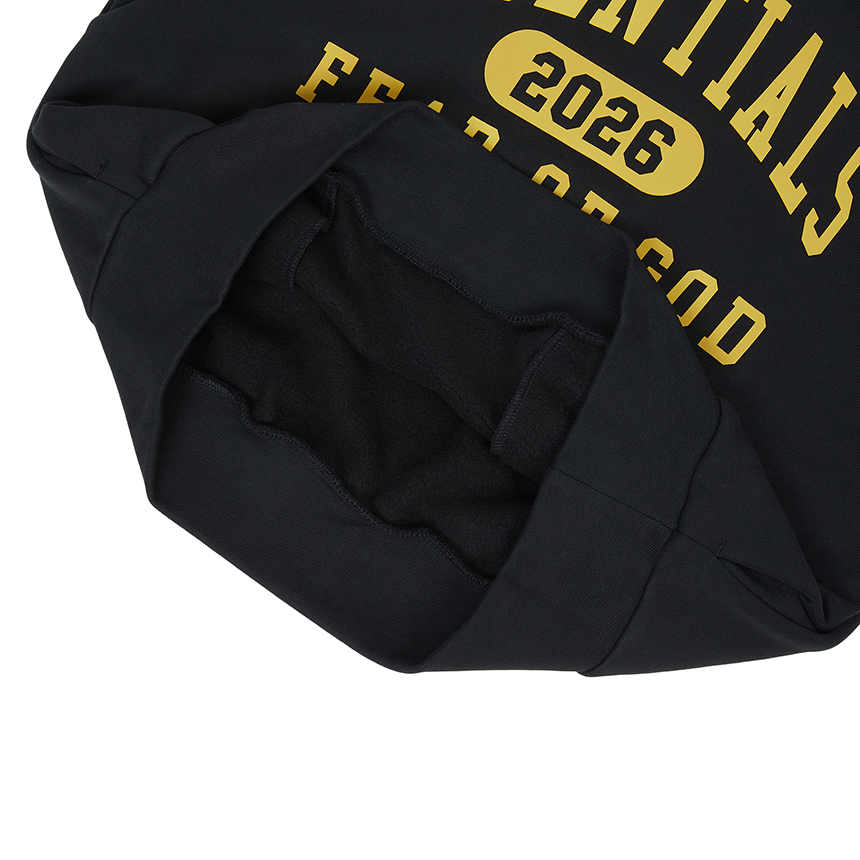 피어오브갓(FEAR OF GOD) 에센셜 남성 기모 후드티 192HO256861F VINTAGE BLACK