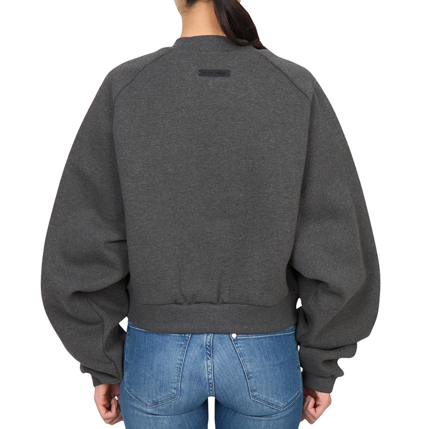 피어오브갓(FEAR OF GOD) 에센셜 여성 기모 맨투맨 192HO257831FW CHARCOAL HEATHER