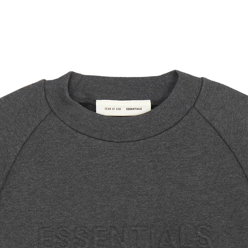피어오브갓(FEAR OF GOD) 에센셜 여성 기모 맨투맨 192HO257831FW CHARCOAL HEATHER