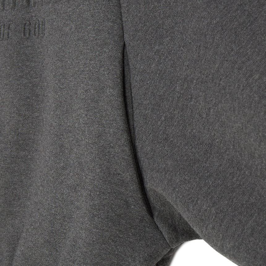 피어오브갓(FEAR OF GOD) 에센셜 여성 기모 맨투맨 192HO257831FW CHARCOAL HEATHER