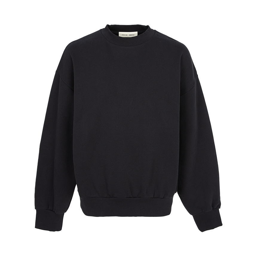 피어오브갓(FEAR OF GOD) 에센셜 남성 기모 맨투맨 192SP252040F JET BLACK
