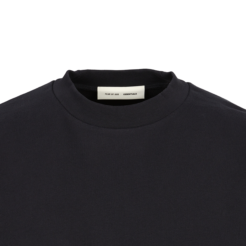 피어오브갓(FEAR OF GOD) 에센셜 남성 기모 맨투맨 192SP252040F JET BLACK