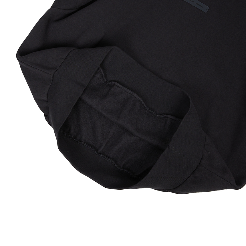 피어오브갓(FEAR OF GOD) 에센셜 남성 기모 후드티 192SP252050F JET BLACK