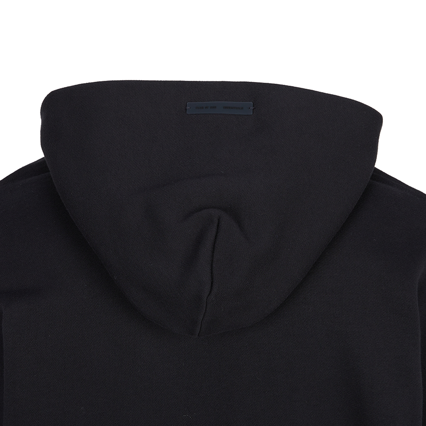 피어오브갓(FEAR OF GOD) 에센셜 남성 기모 후드티 192SP256210F JET BLACK
