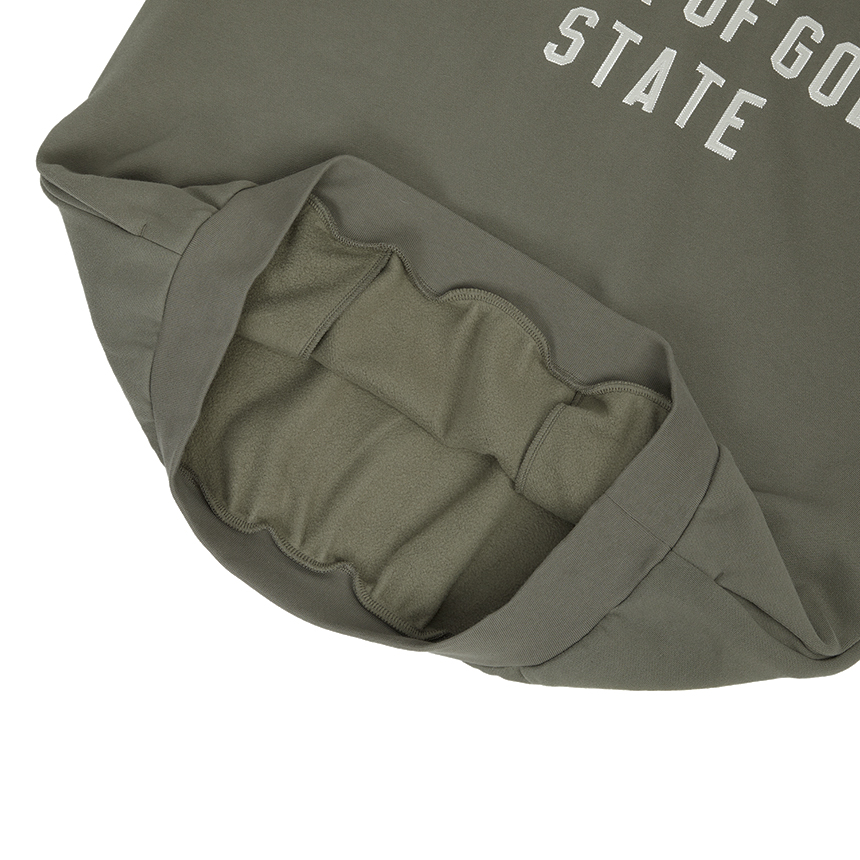 피어오브갓(FEAR OF GOD) 에센셜 남성 기모 후드티 192SP256217F MOSS