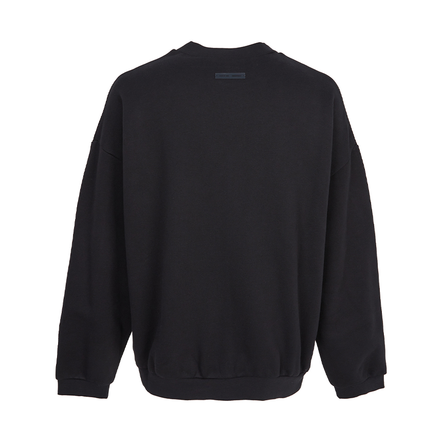 피어오브갓(FEAR OF GOD) 에센셜 남성 기모 맨투맨 192SP256550F JET BLACK