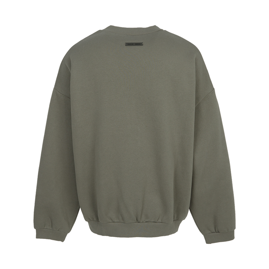 피어오브갓(FEAR OF GOD) 에센셜 남성 기모 맨투맨 192SP256557F MOSS