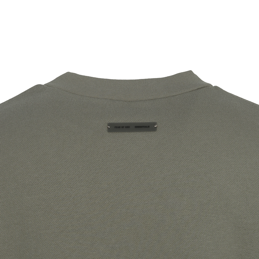 피어오브갓(FEAR OF GOD) 에센셜 남성 기모 맨투맨 192SP256557F MOSS