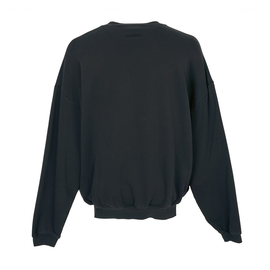 피어오브갓(FEAR OF GOD) 에센셜 남성 기모 맨투맨 192SP264451F FADED BLACK