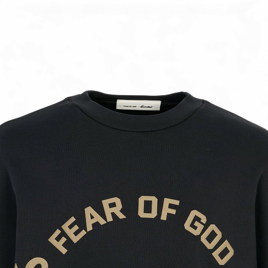 피어오브갓(FEAR OF GOD) 에센셜 남성 기모 맨투맨 192SP264451F FADED BLACK