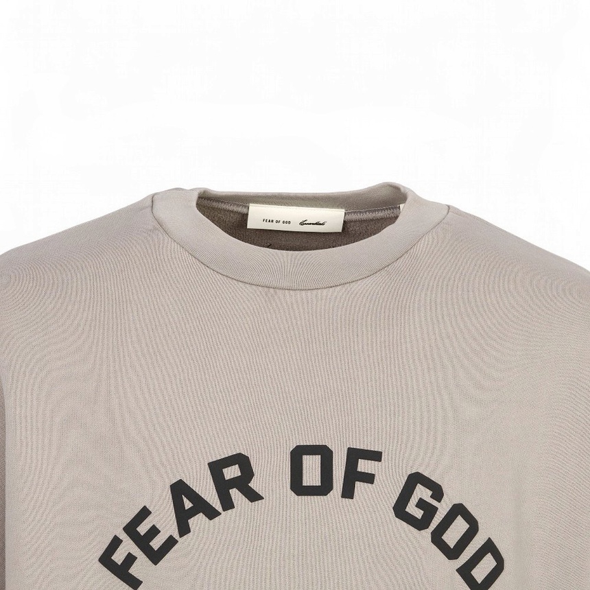 피어오브갓(FEAR OF GOD) 에센셜 남성 기모 맨투맨 192SP264453F FADED SEAL