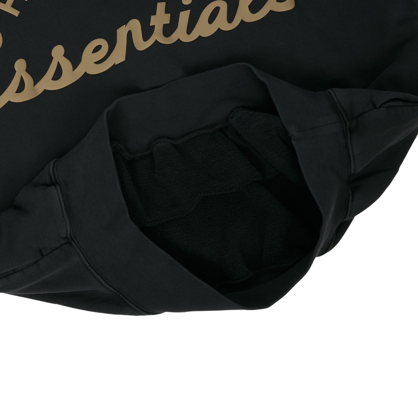 피어오브갓(FEAR OF GOD) 에센셜 남성 기모 후드티 192SP264461F FADED BLACK