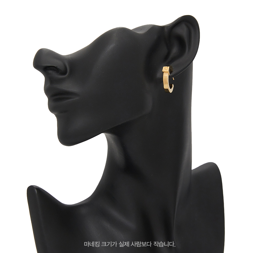 펜디(FENDI) 포에버 여성 후프 귀걸이 8AL216 B08 F0CFK