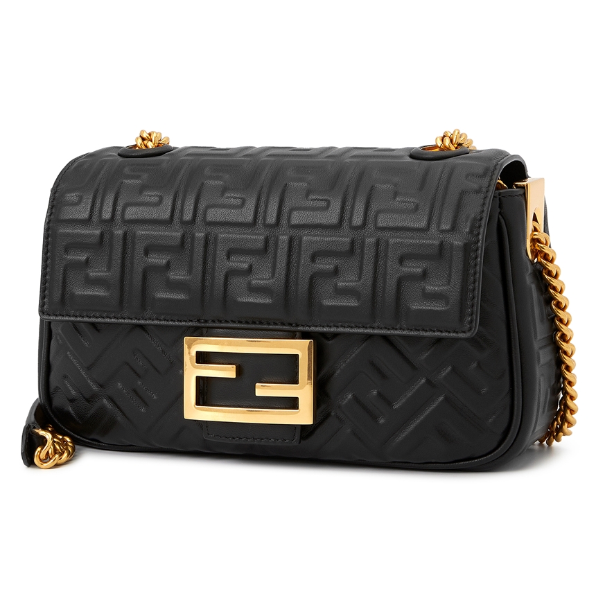 펜디(FENDI) 로고 바게트 미디움 여자 체인 숄더백 8BR793 AH9C F1CFJ