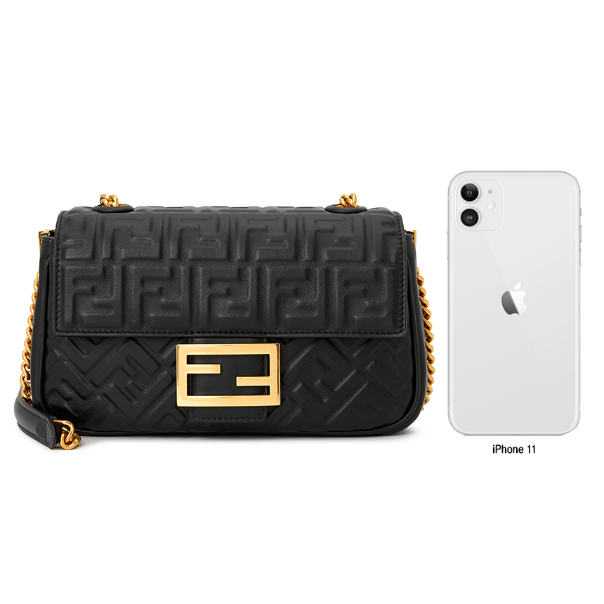 펜디(FENDI) 로고 바게트 미디움 여자 체인 숄더백 8BR793 AH9C F1CFJ