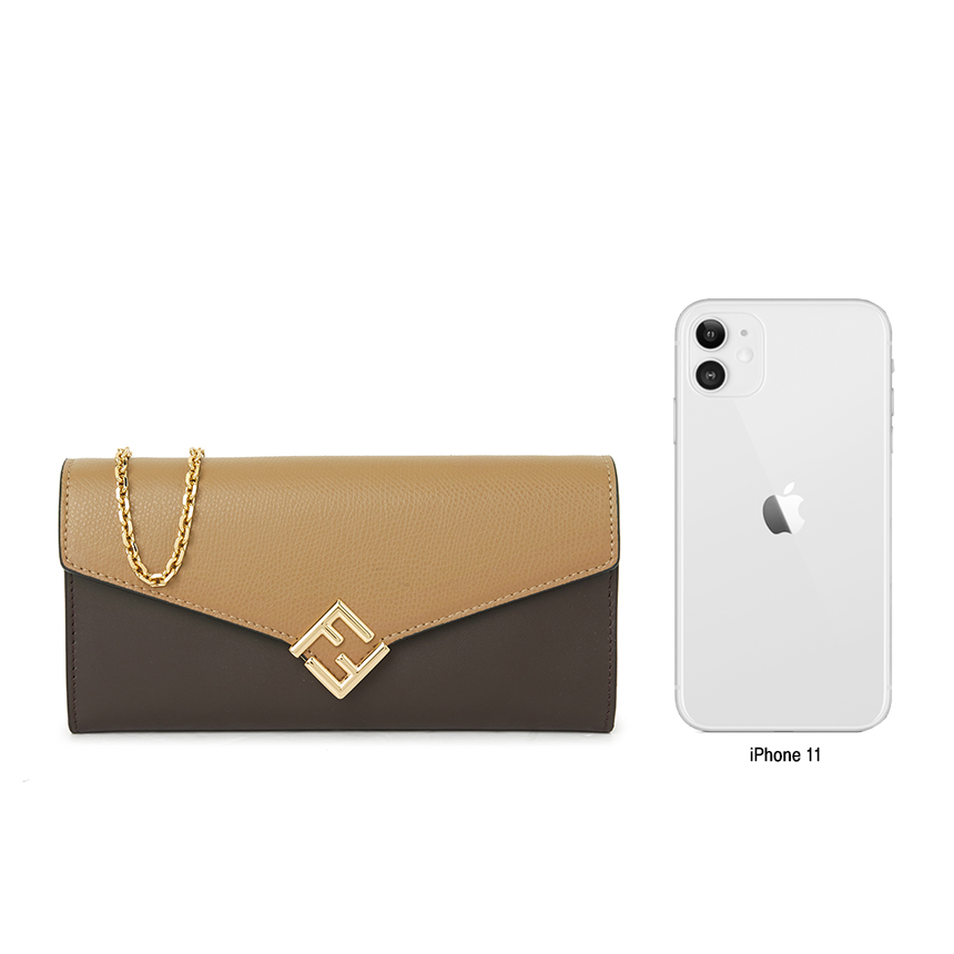 펜디(FENDI) FF 여성 체인 장지갑 8M0365 ALV4 F1UJ9