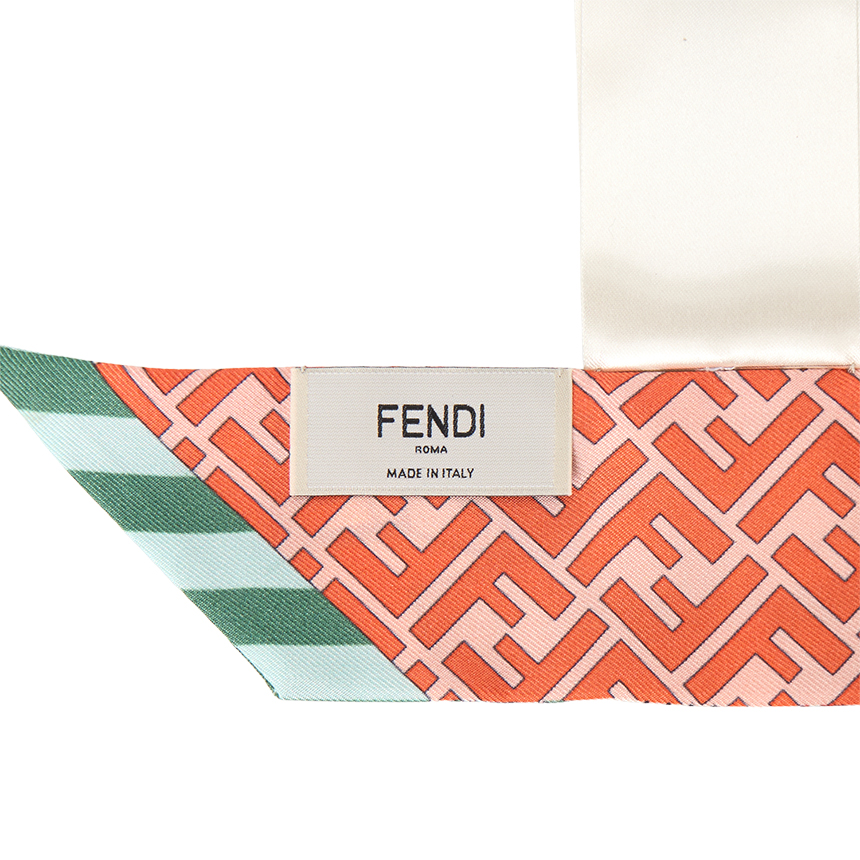 펜디(FENDI) 옵티컬 랩피 여성 실크 스카프 FXT011 B13F F1VHL