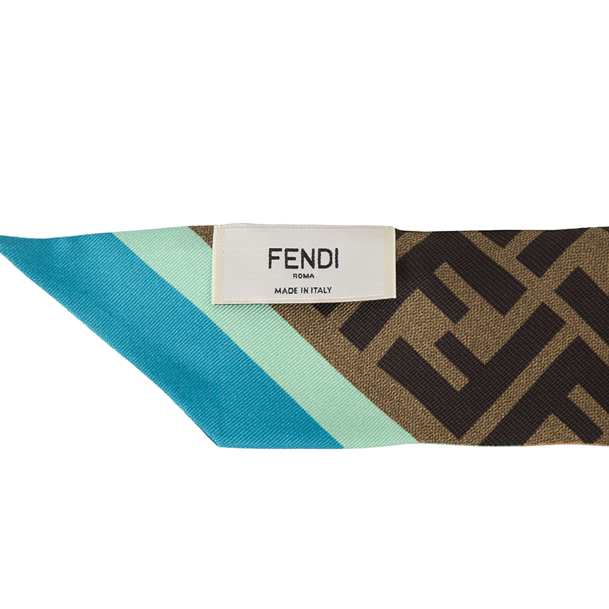 펜디(FENDI) 옵티컬 랩피 여성 실크 스카프 FXT011 B13G F1WSF