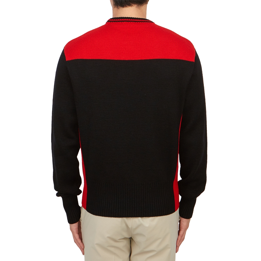 페라가모(FERRAGAMO) 남성 니트 12 2167 NERO RED 0765669