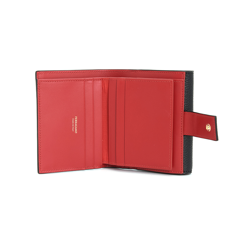 페라가모(FERRAGAMO) 간치니 컴팩트 여성 반지갑 220961 0785777
