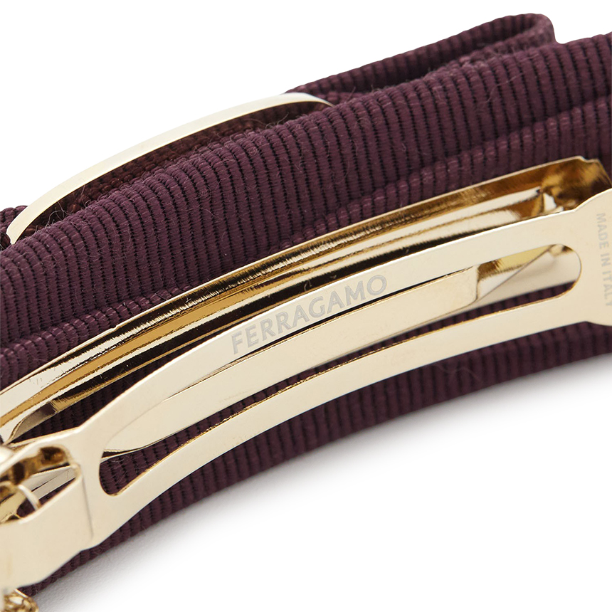 페라가모(FERRAGAMO) 바라 보우 여성 헤어핀 342019 791457