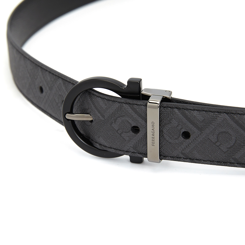 페라가모(FERRAGAMO) 남성 양면 벨트 (프리컷팅) 670302 0790546