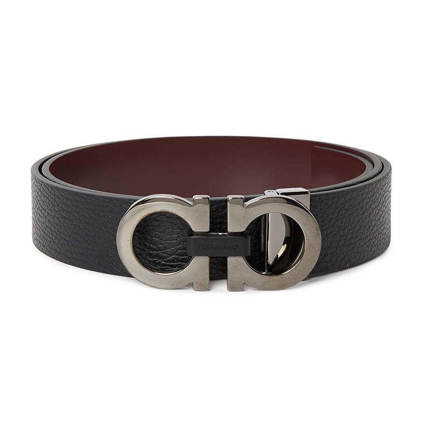 페라가모(FERRAGAMO) 간치니 남성 양면 벨트 (프리컷팅) 670391 0781608