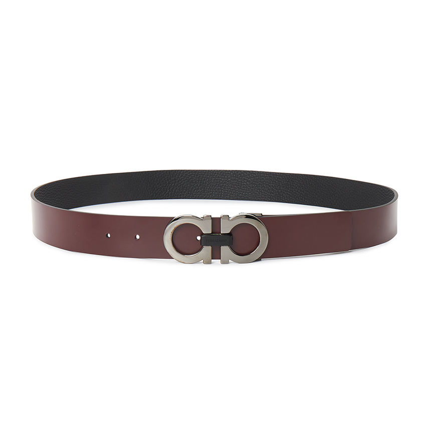 페라가모(FERRAGAMO) 간치니 남성 양면 벨트 (프리컷팅) 670391 0781608
