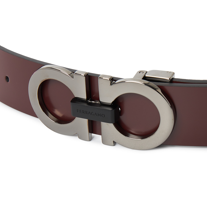 페라가모(FERRAGAMO) 간치니 남성 양면 벨트 (프리컷팅) 670391 0781608