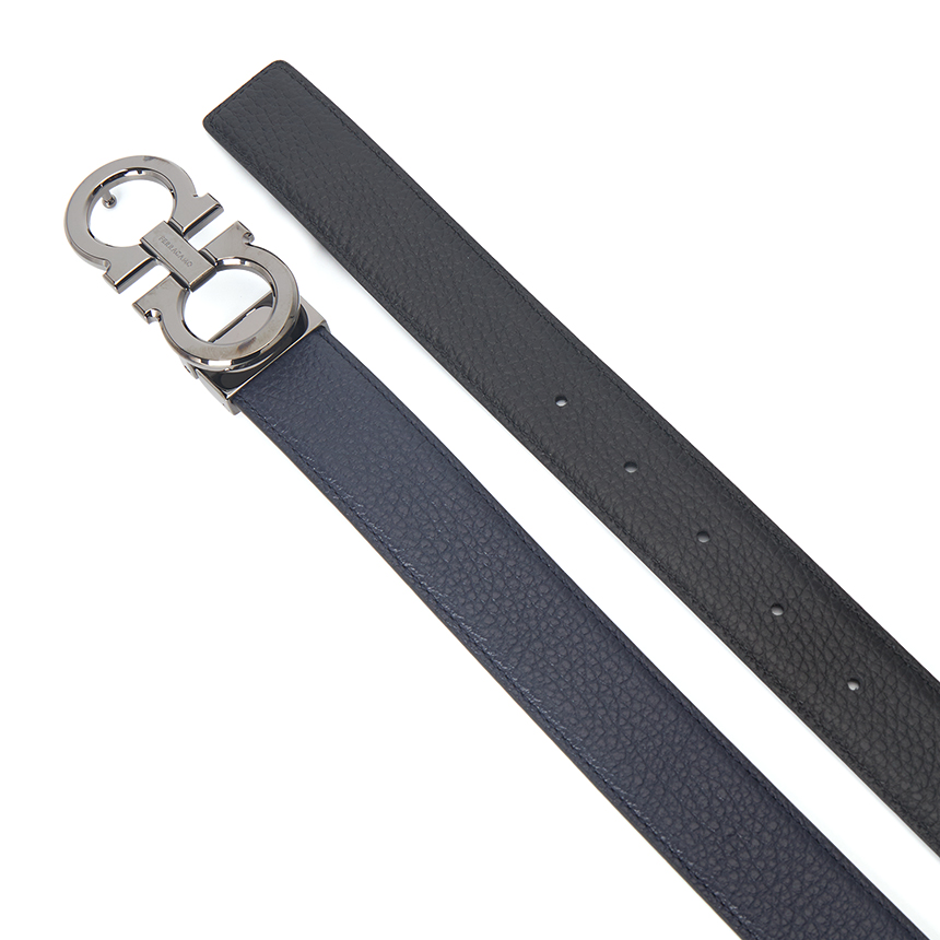 페라가모(FERRAGAMO) 간치니 남성 양면 벨트 (프리컷팅) 670428 0790557