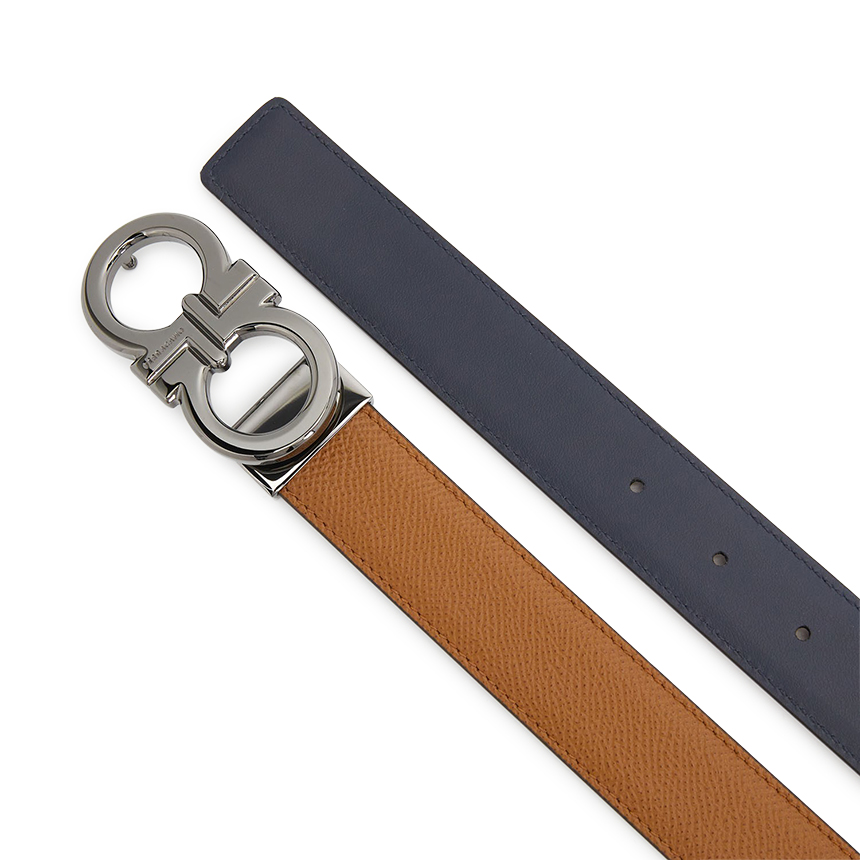 페라가모(FERRAGAMO) 간치니 남성 양면 벨트 (프리컷팅) 670644 0791058