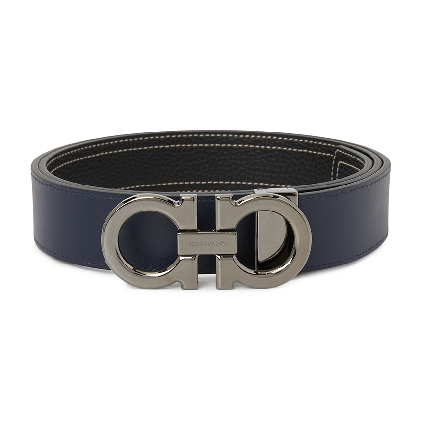 페라가모(FERRAGAMO) 남성 양면 벨트 (프리컷팅) 670645 0790978