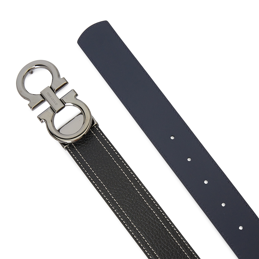 페라가모(FERRAGAMO) 남성 양면 벨트 (프리컷팅) 670645 0790978