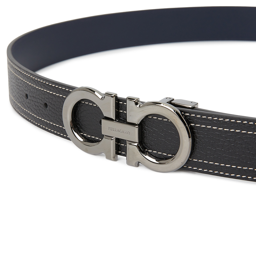 페라가모(FERRAGAMO) 남성 양면 벨트 (프리컷팅) 670645 0790978