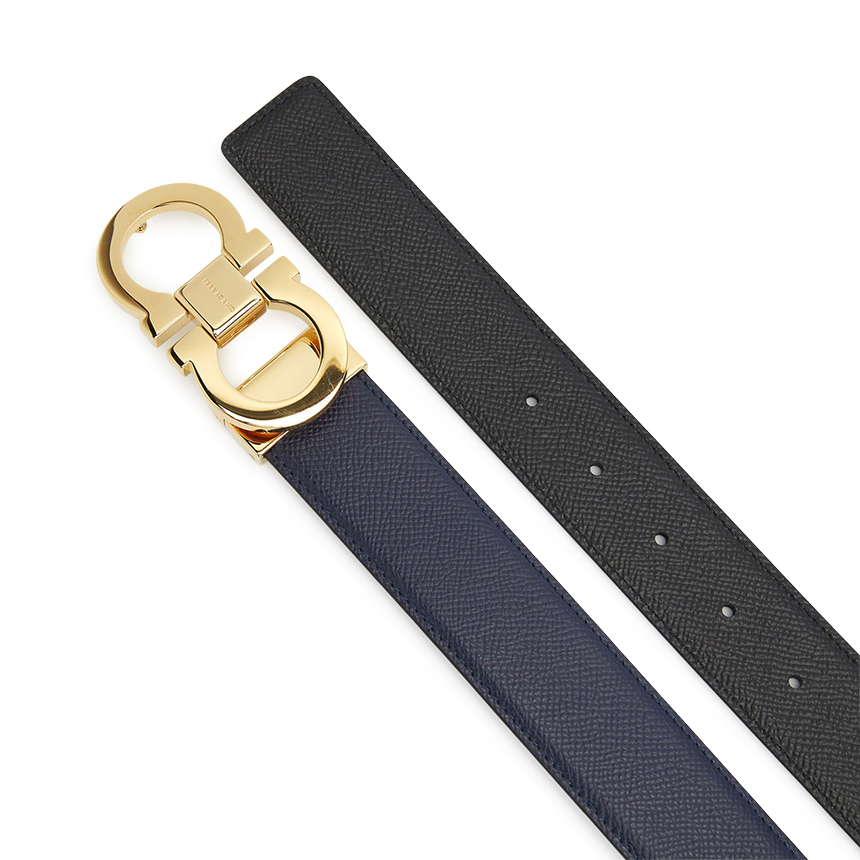 페라가모(FERRAGAMO) 간치니 남성 양면 벨트 (프리컷팅) 679535 0780164