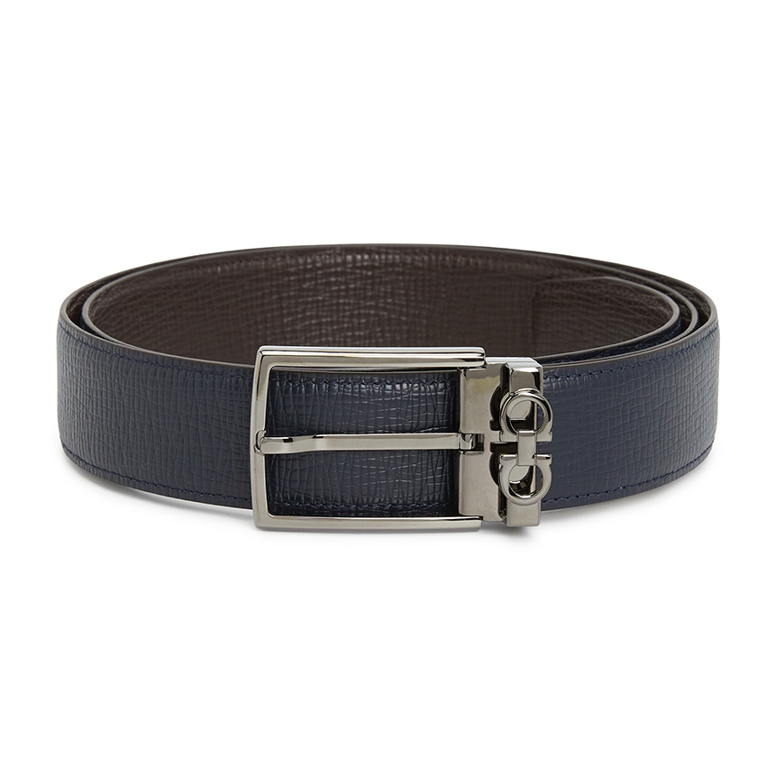 페라가모(FERRAGAMO) 간치니 남성 양면 벨트 (프리컷팅) 67A037 0785999