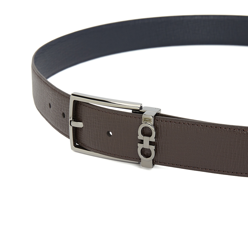 페라가모(FERRAGAMO) 간치니 남성 양면 벨트 (프리컷팅) 67A037 0785999