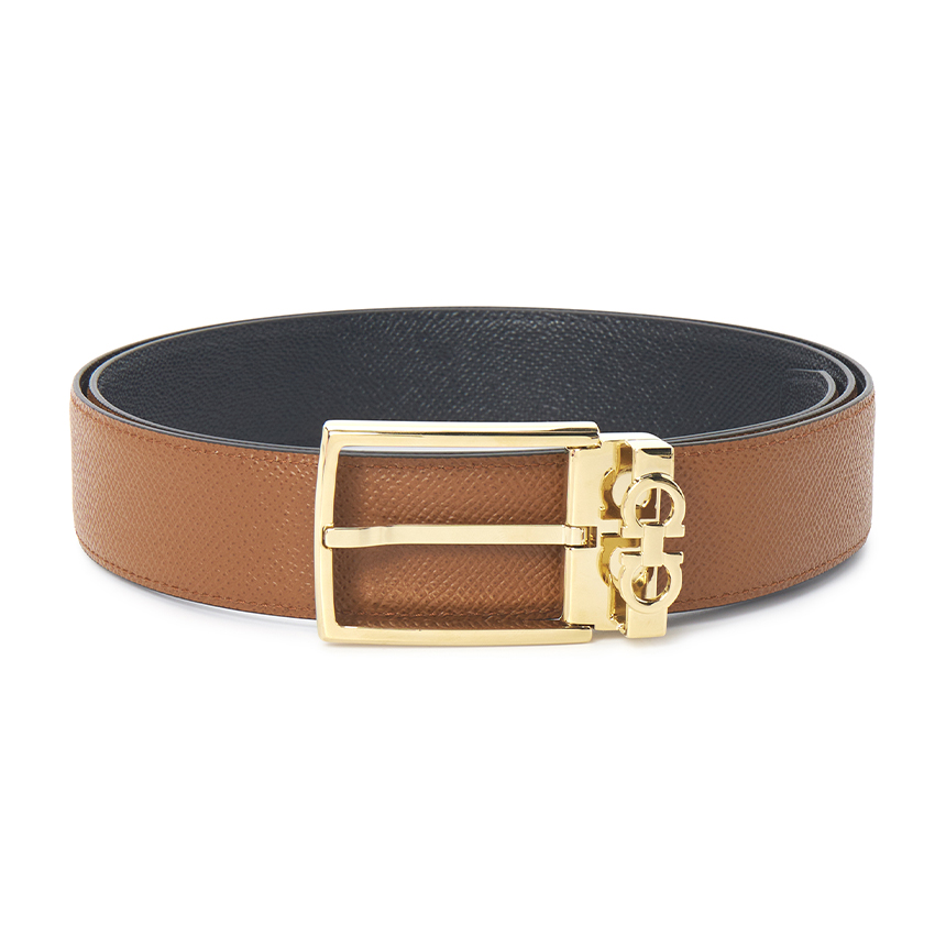 페라가모(FERRAGAMO) 간치니 남성 양면 벨트 (프리컷팅) 67A037 0790180