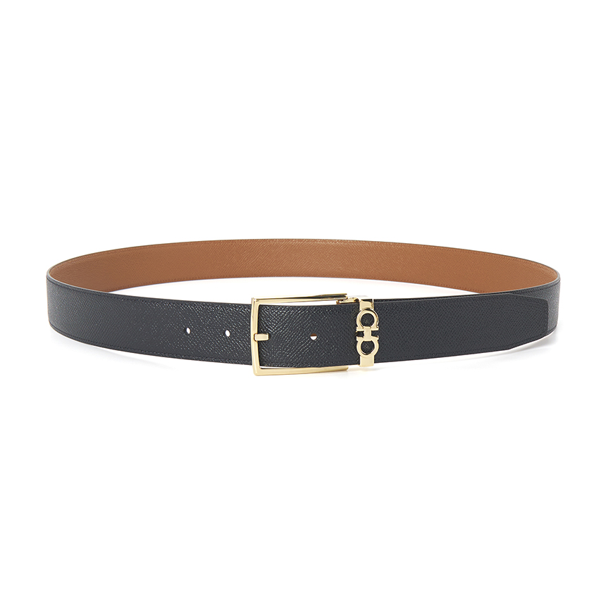 페라가모(FERRAGAMO) 간치니 남성 양면 벨트 (프리컷팅) 67A037 0790180