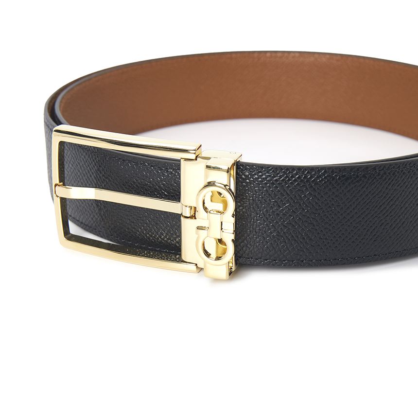 페라가모(FERRAGAMO) 간치니 남성 양면 벨트 (프리컷팅) 67A037 0790180