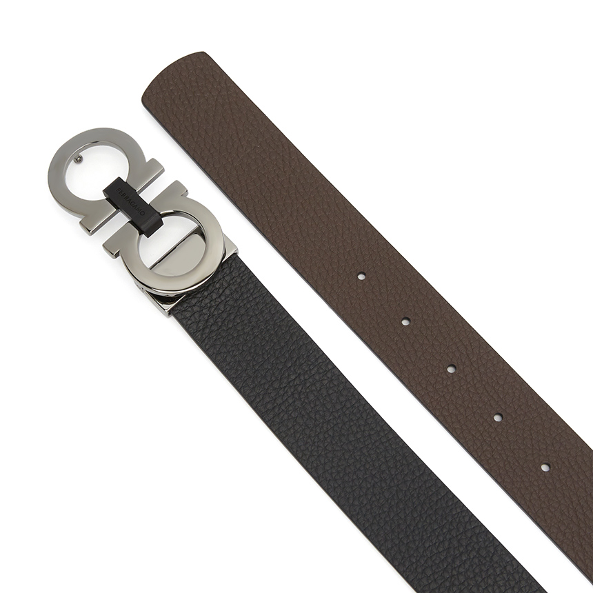페라가모(FERRAGAMO) 간치니 남성 양면 벨트 (프리컷팅) 67 8783 002 0476361