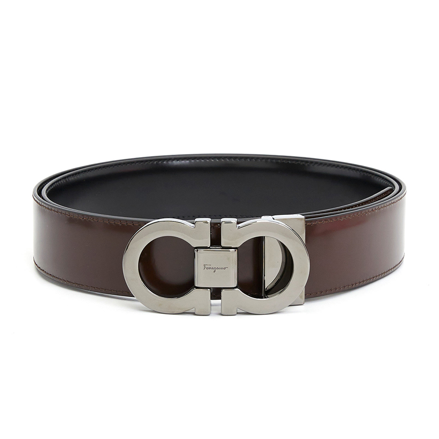 페라가모(FERRAGAMO) 스크래치 간치니 남성 양면 벨트 67 9535 001 0644557 (프리컷팅) SA_67 9535 001 0644557_027
