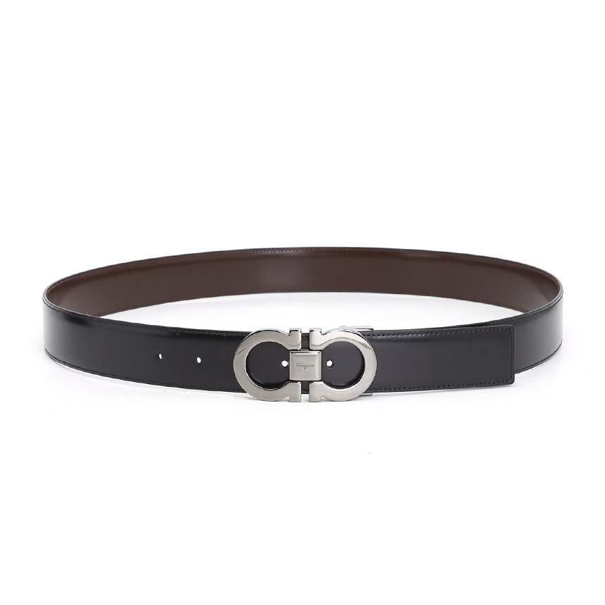 페라가모(FERRAGAMO) 스크래치 간치니 남성 양면 벨트 67 9535 001 0644557 (프리컷팅) SA_67 9535 001 0644557_027