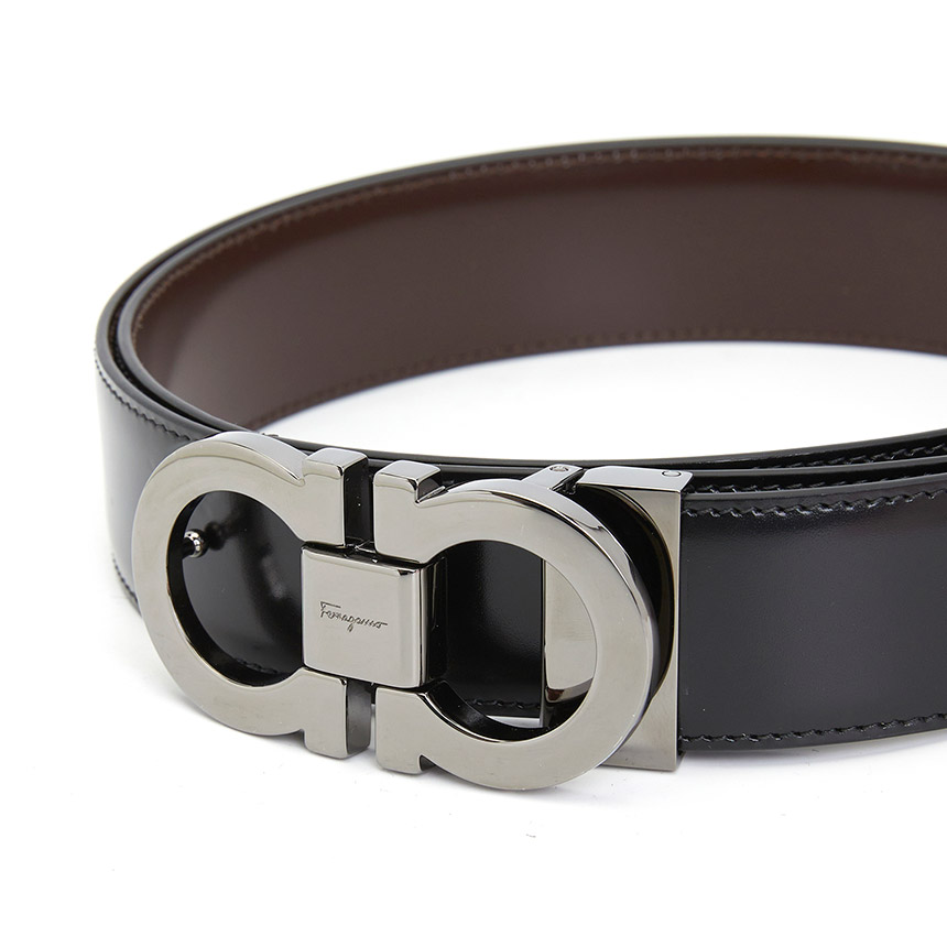 페라가모(FERRAGAMO) 스크래치 간치니 남성 양면 벨트 67 9535 001 0644557 (프리컷팅) SA_67 9535 001 0644557_027