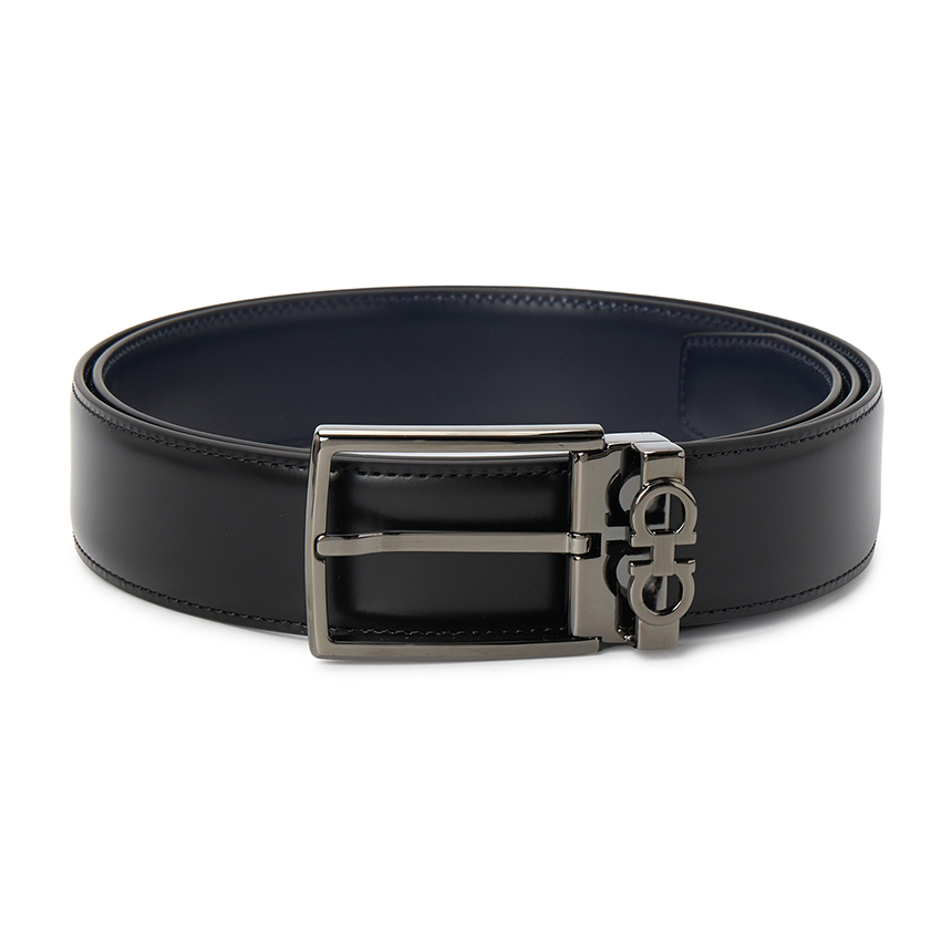 페라가모(FERRAGAMO) 스크래치 간치니 남성 양면 벨트 67 A037 055 0776302 (프리컷팅) SC_67 A037 055 0776302_063