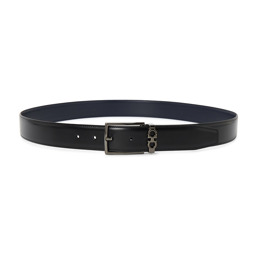 페라가모(FERRAGAMO) 스크래치 간치니 남성 양면 벨트 67 A037 055 0776302 (프리컷팅) SC_67 A037 055 0776302_063