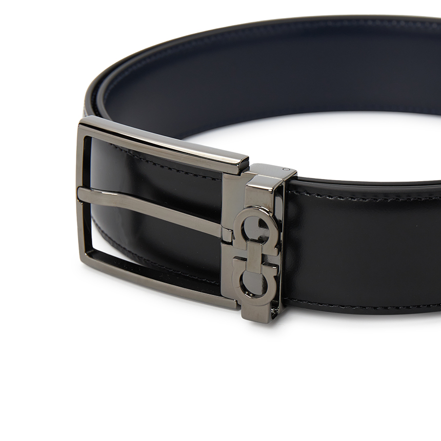페라가모(FERRAGAMO) 스크래치 간치니 남성 양면 벨트 67 A037 055 0776302 (프리컷팅) SC_67 A037 055 0776302_063
