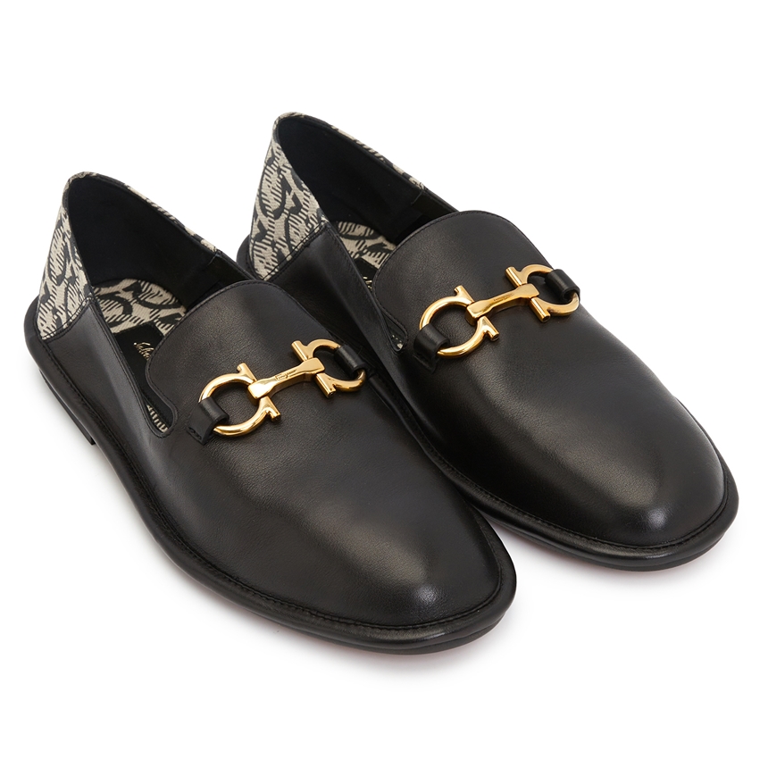페라가모(FERRAGAMO) 노마딕 스토리즈 남성 로퍼 ALETE J NERO 0756909